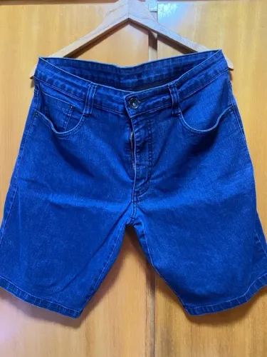 Bermuda Jeans Masculina Azul Aramis