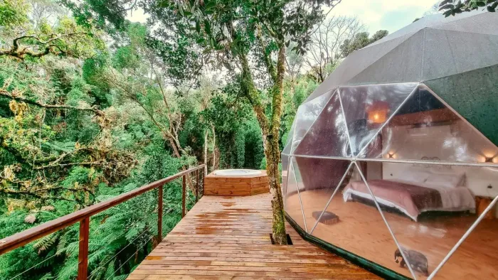 Luxo e natureza em harmonia ! chalé + domo de alto padrão em Urubici/SC