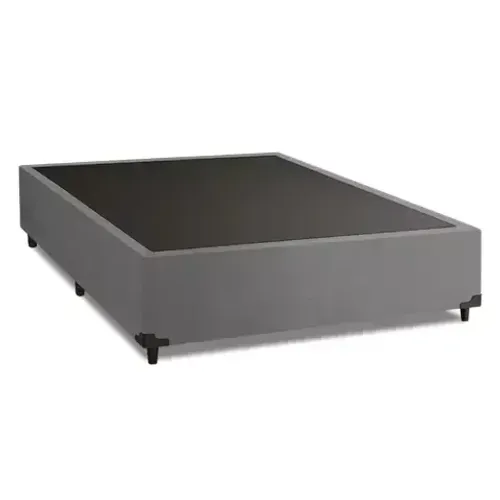 Base Box Casal Cinza