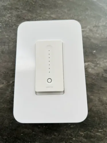 WeMo Interruptor de luz Wifi Dimmer, funciona com Alexa, Apple e Google