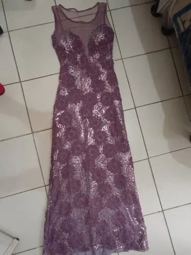 Vestido Longo com elastano - Festa - Tamanho PP