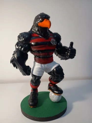 Escultura exclusiva do mascote do Flamengo