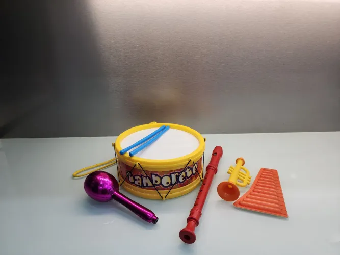 Kit de 5 Instrumentos Musicais Infantil brinquedos