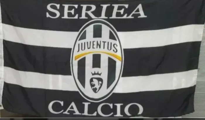 Bandeira Oficial/ Importada Juventus de Turim (1,50x86cm)