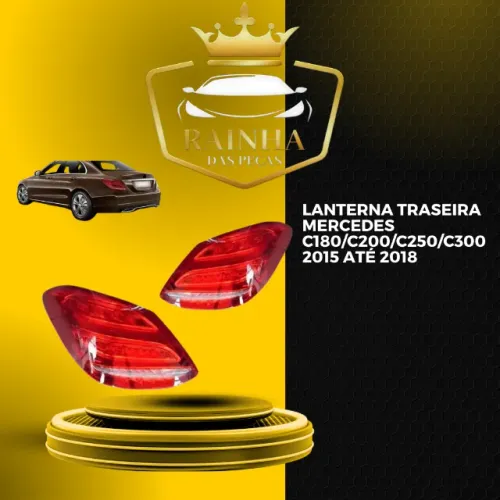 Lanterna Traseira Mercedes C180/C200/C250/C300 2015 até 2018                              