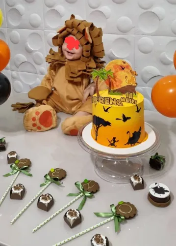Fantasia Leãozinho - Aniversário e Festas