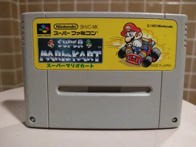 Super Mario Kart - cartucho original para super Famicom