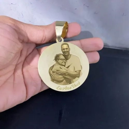 Pingente Personalizado Em Moeda Antiga