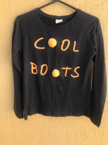 Blusa Infantil Manga Longa Cool Boots Zara Kids (Usado)