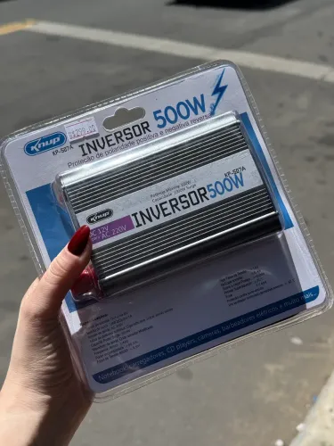 Inversor 12v p/ 220v 500W 