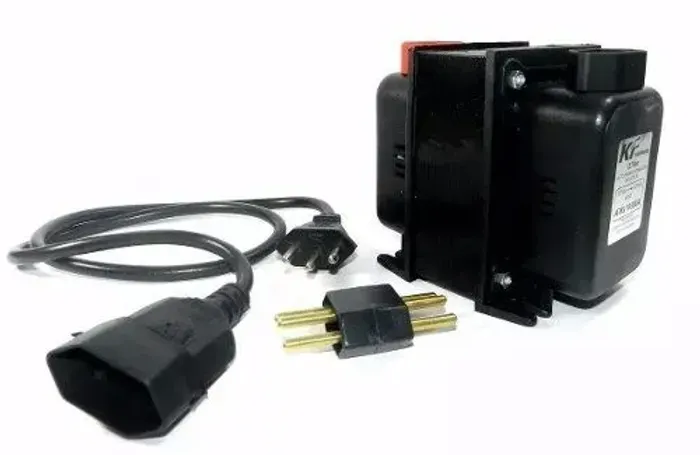 Transformador de Voltagem 110v 220v 500VA 310w Pico Preto Universal