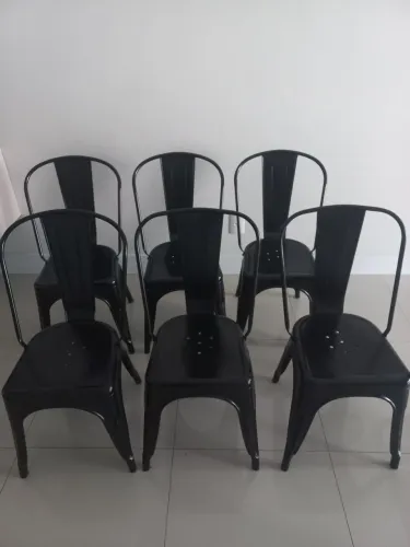 Cadeiras Industriais Modernas - 6 unidades