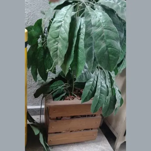 Cachepot com Planta Artificial - Tam Médio