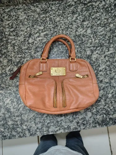 Bolsa de Mão Couro Legitimo da Forum Original