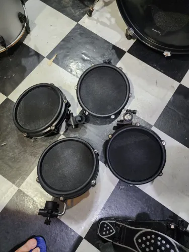 Kit pads bateria eletrônica alesis meshe