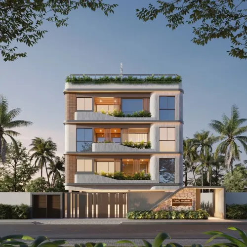 Apartamentos com varanda / sacada á 270m da praia do Bessa - AP2908