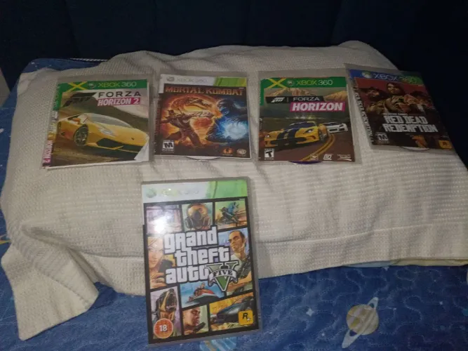 5 jogos de ex box 360 por 65$