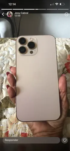 iPhone 13 Pro Max 257 gb cor dourando