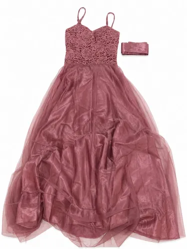 Vestido rosa esporte fino