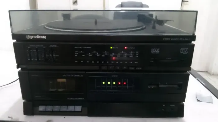 Toca Discos 3 em 1 Gradiente Ms 7 Revisado