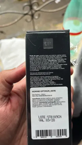 Perfume in the box