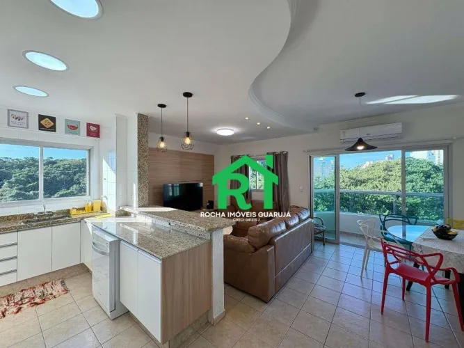 Apartamento com 2 quartos (1 Suíte), 1 vaga e lazer à venda em Jardim Astúrias, Guarujá