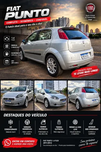 Fiat Punto Attractive 1.4 Fire Flex 8V 5P 2012