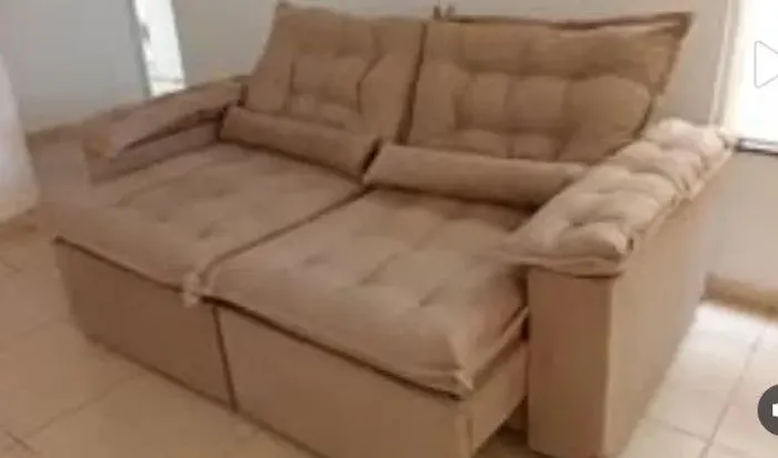 Sofá retrátil reclinável