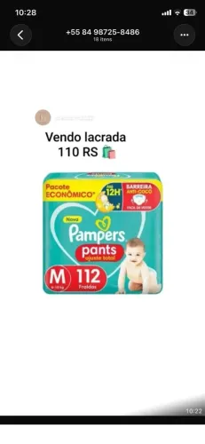 Fraldas Pampers