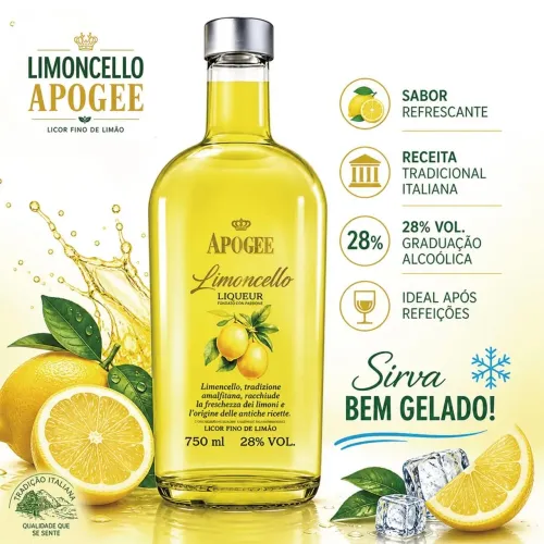 Limoncello Licor Apogee 750ml