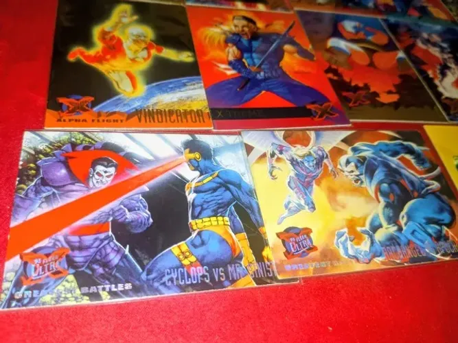Lote de 15 Cartas 1995 Fleer Ultra X-Men (PROMOÇÃO)