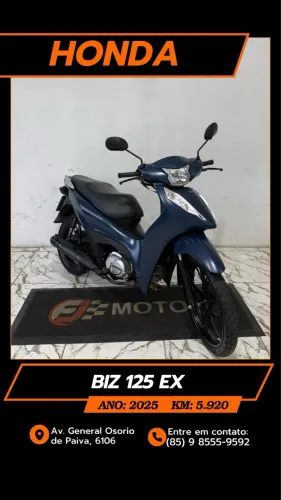 Honda biz 125 ex ano 2025 estado de zero,Aceitamos cartões e financiamento bancário