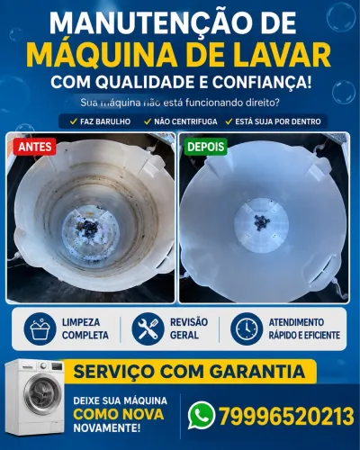 Técnico de máquina de lavar