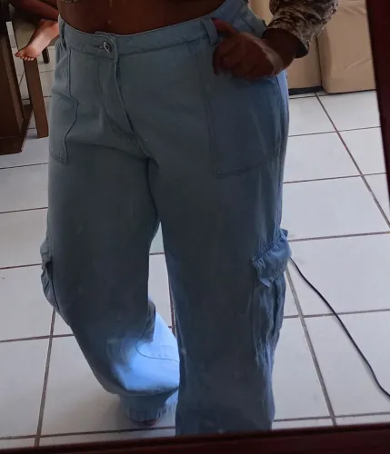 Calça cargo adulto tamanho 46