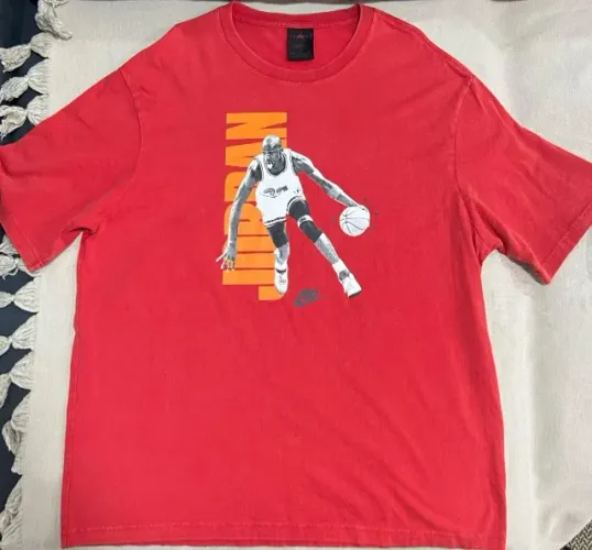 Camiseta Air Jordan Jumpman Vintage Red 100% Original