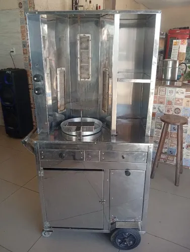 Máquina de churrasco grego