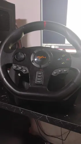 Volante gamer pra PC, Xbox e PS4 - PXN V900