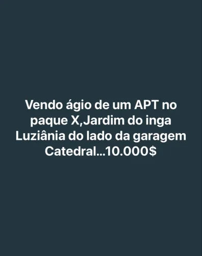 Vendo ágio de um apartamento ótima localização