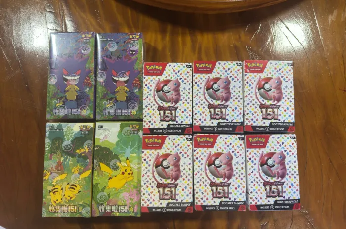 BOOSTER BUNDLE 151 inglês lacrado Menor Valor do Mercado pokemon tcg