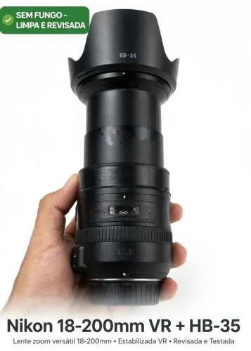 Lente Nikon 18-200