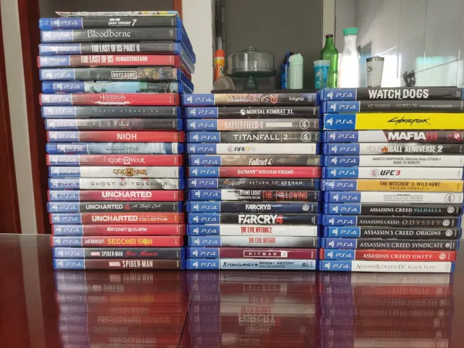 Jogos de ps4, coleção com vários títulos!!!