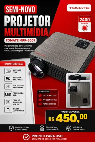 Projetor tomate 2400 lumens