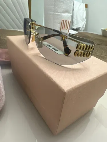Óculos miu miu mini máscara