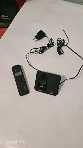 Telefone sem fio - sem a tampa da bateria