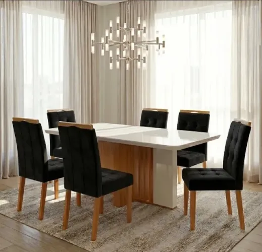 Conjunto de Jantar Altamura 6 Lugares