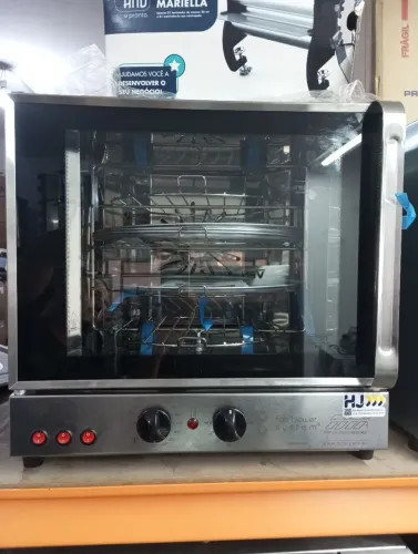 NZ. Forno elétrico convector 4 assadeiras giratórias TITÃ