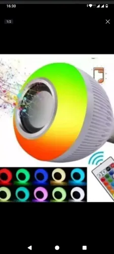Lâmpada musical bluetooth 