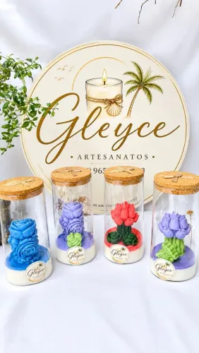 Velas aromáticas artesanais