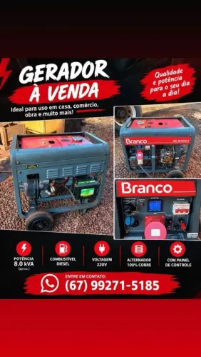 GERADOR A VENDA!