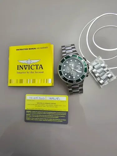 Relógio Invicta Pro Diver 18908 Masculino Cronógrafo - Estado de Novo! Com Certificado